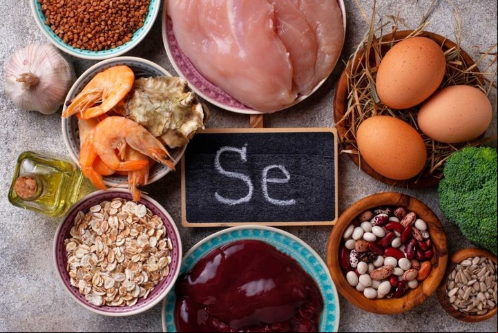 Estos son algunos alimentos que contienen selenio.