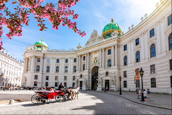 Palacio Hofburg en la plaza St. Michael. Foto Shutterstock.