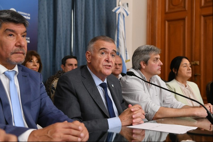 El gobernador de Tucumán, Osvaldo Jaldo.