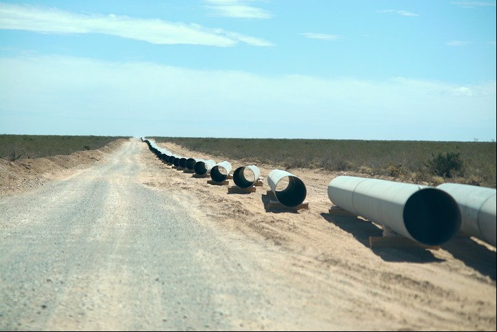 El gasoducto se hizo en un tiempo récord de 10 meses