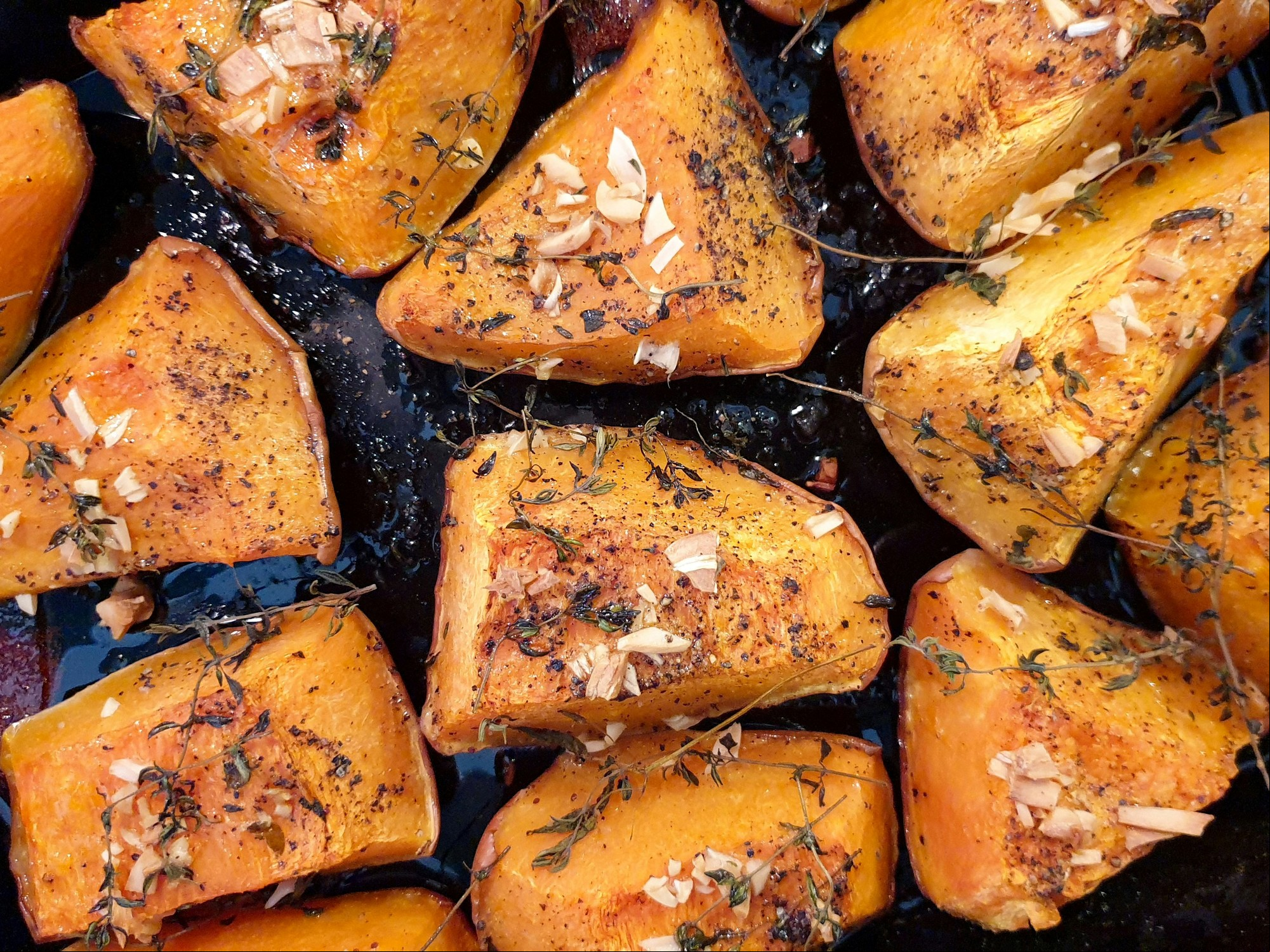 Calabazas al horno. Otra manera de comerlas de forma saludable./ Foto: Unsplash.