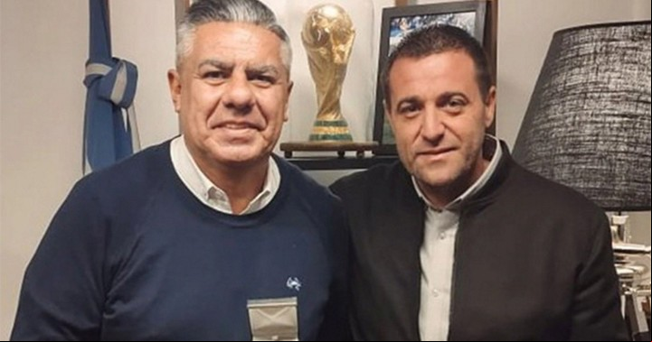 Claudio Tapia, presidente de AFA, y Pablo Toviggino, tesorero, las dos cabezas de las decisiones del fútbol argentino.