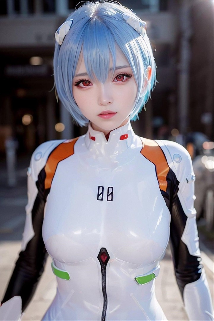 Rei Ayanami de Evangelion según la inteligencia artificial.