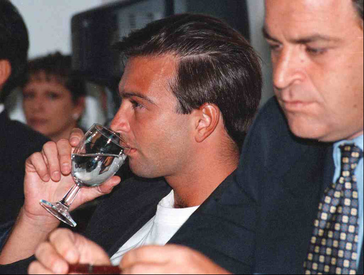 El subteniente Ignacio Canevaro el día de sentencia.