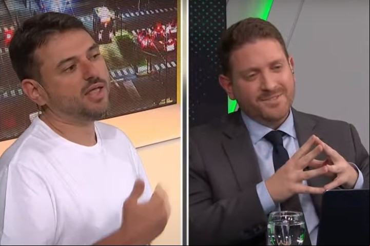 El cruce entre Juan Grabois y Jonatan Viale en TN. Foto Captura TN