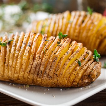 Papas hasselback