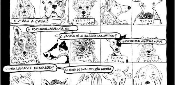 Mujeres como perras: Anne Carson adapta "Las Troyanas" de Eurípides al formato cómic
