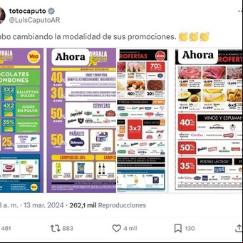 2x1 vs baja de precios: el nuevo frente de discusión en medio del derrumbe del consumo