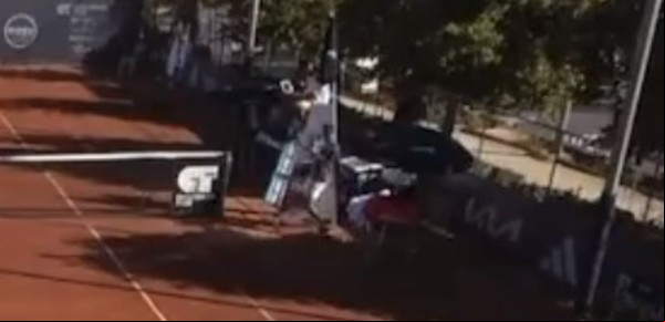 El ataque de ira de un tenista argentino que provocó su descalificación en el Challenger de Santiago: "Es un delincuente"