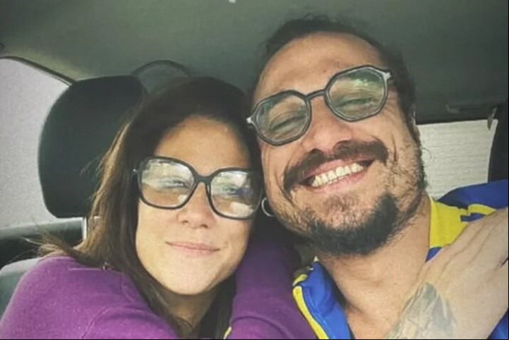 Daniela Ballester y Daniel Osvaldo, separados.