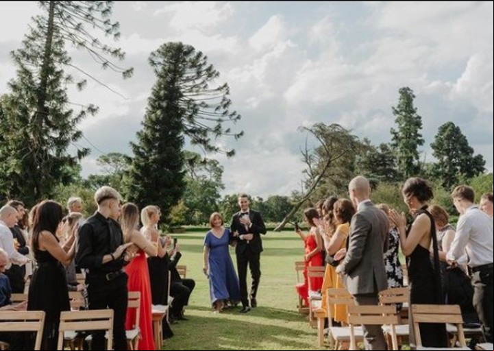 La boda de los influencers Hernan Regiardo y Samantha Trottier. Foto Consuelo Juncosa.