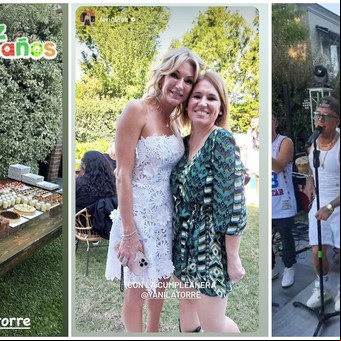 Yanina Latorre cumplió 55 años y lo celebró con todo: importantes invitados, show en vivo y más