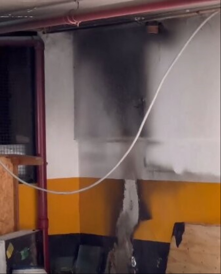 Se incendió el edificio de Luzu TV.