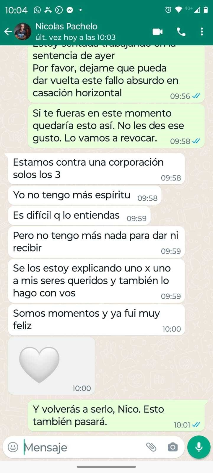 Nicolás Pachelo "desanimado" desde la cárcel dijo "hasta acá llegué" al conocer la condena por el crimen de María Marta García Belsunce.