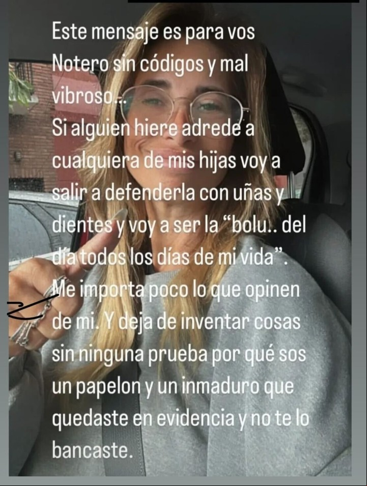 Pato Destefani defendió a su hija, Julieta Poggio.
