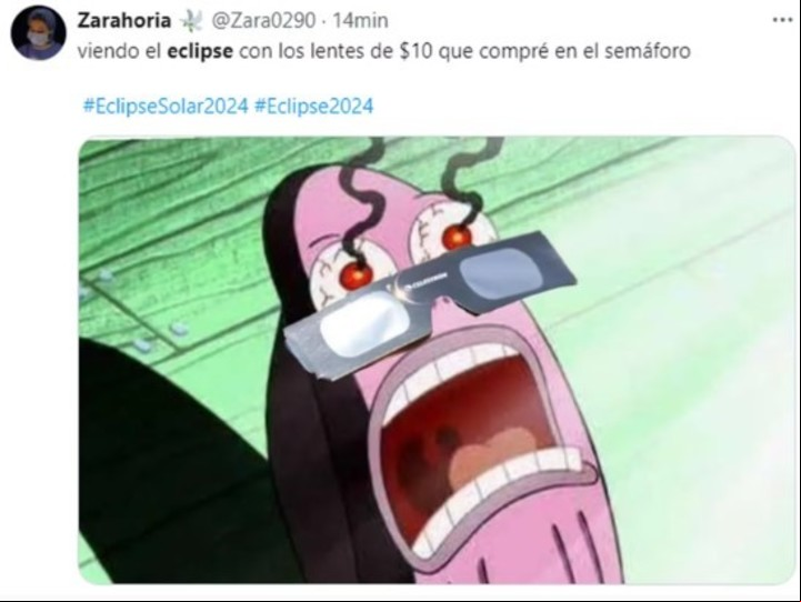 Las redes se plagaron de meme sobre el eclipse solar.