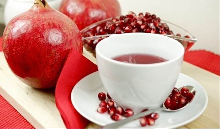Infusión o té granada, una forma de aprovechar los beneficios de esta fruta.