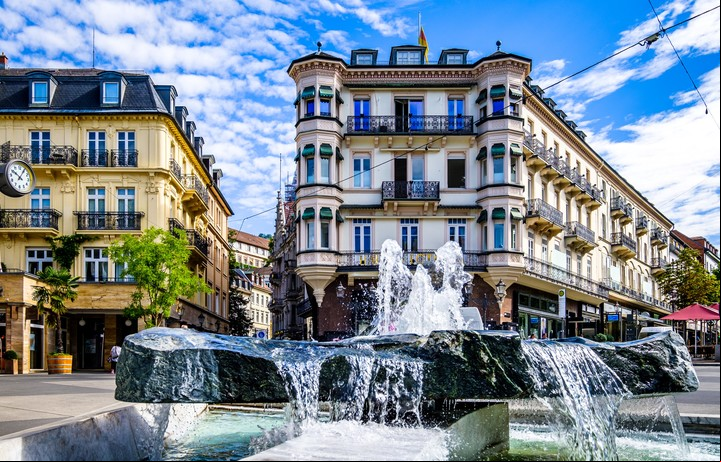La ciudad balneario Baden-Baden, en la Selva Negra. Foto Shutterstock