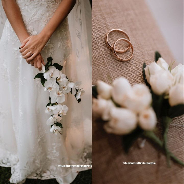 Las fotos inéditas del casamiento de Carolina Amoroso y Guido Covini