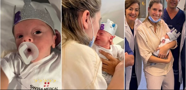 Tras 19 días en neonatología, el hijo de Alejandro Fantino y Coni Mosqueira recibió el alta