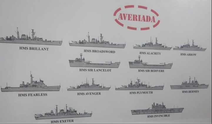 Bombardeos vuelos rasantes Malvinas. Buque Marjory Glen. Guerra de Malvinas.