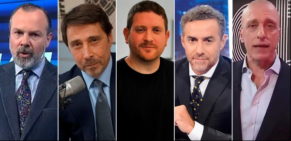 Guerra del streaming político: quién gana entre Jony Viale, Majul, Feinmann, Pagni y Sylvestre