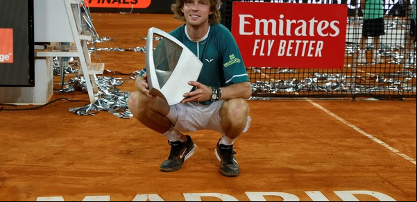 Andrey Rublev y una semana perfecta para ser campeón en el Masters 1000 de Madrid