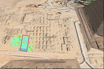 Descubren bajo un cementerio cercano a las pirámides de Keops una misteriosa construcción oculta