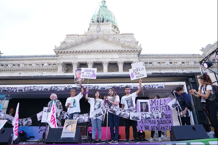 El fin de la violencia de género es un pedido constante en las marchas. Foto Juano Tesone
