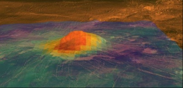 Por primera vez en la historia descubren en Venus actividad volcánica y coladas de lava