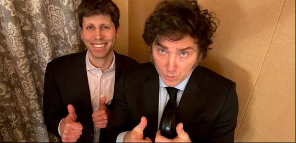 Milei se reunió con el creador de ChatGPT para proponer a la Argentina como un polo de inteligencia artificial