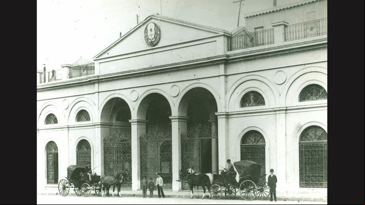 Antiguo Congreso Nacional circa 1880. Foto: gentileza José Emilio Burucúa.
