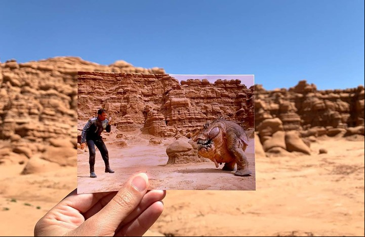 "Galaxy Quest" se rodó en el Parque Estatal Goblin Valley. Foto @filmtourismus.de