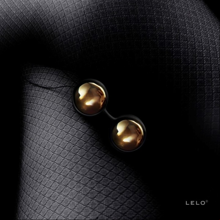 Las bolas chinas de Lelo pesan 47 gramos y tienen un baño de oro de 20 quilates. Foto gentileza Lelo.