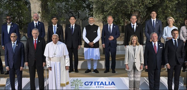 El G7 acuerda una declaración de tono beligerante contra Irán y China, y reafirma el apoyo total a Ucrania