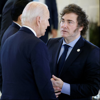 La euforia de Javier Milei y el mensaje que Victoria Villarruel nunca recibió