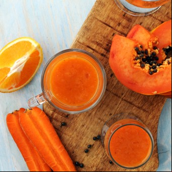 Qué beneficios tiene el jugo de zanahoria y papaya