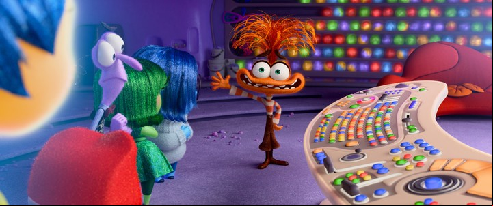 Intensa-Mente 2 presenta nuevas emociones. En el centro, por ejemplo, está Ansiedad.
Foto: Disney Pixar