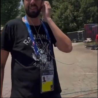 Flavio Azzaro increpó a un hincha en la Copa América que lo acusó de hacer "periodismo barato"