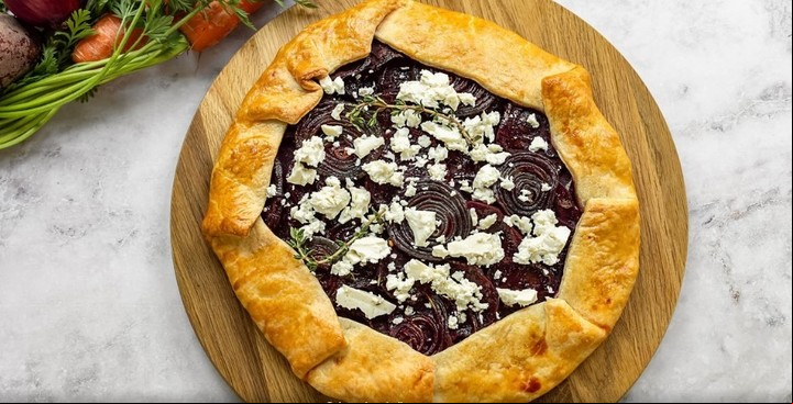 Galette de cebolla.