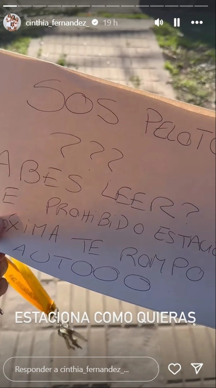 La mediática le dejó un fuerte mensaje al conductor. Instagram.