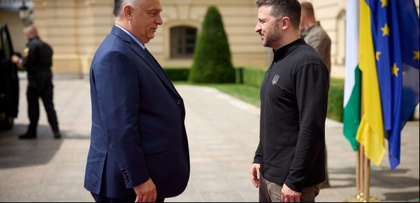 Guerra en Ucrania: Zelenski recibe una inusual visita de un aliado de Putin