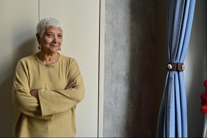 La historiadora Mirta Lobato coautora del libro "Paisajes Pasado".
Foto: Matías Martín Campaya
