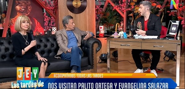 Jey Mammón volvió a la televisión: el apoyo de Evangelina Salazar y Palito Ortega, sus primeros invitados
