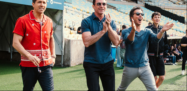 Deadpool & Wolverine: Ryan Reynolds y Hugh Jackman patearon penales en el Maracaná