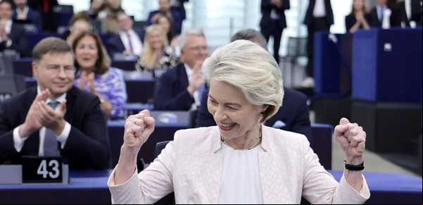 Ursula Von der Leyen, reelegida como presidenta de la Comisión Europea por un amplio margen