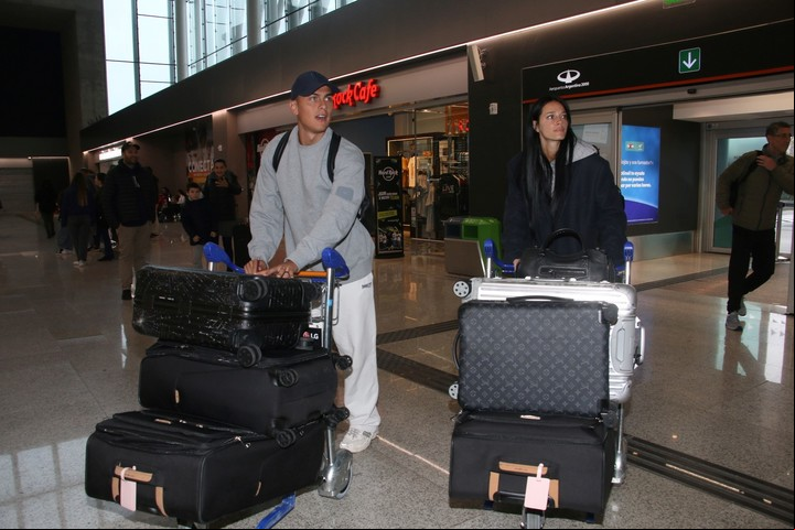 Tras su casamiento, Oriana Sabatini y Paulo Dybala volvieron a Italia. Foto: Movilpress