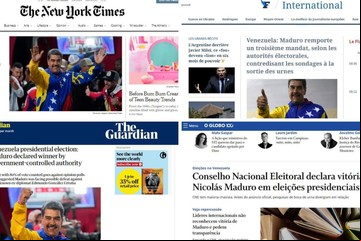 "Elección contaminada": cómo reflejaron los medios del mundo la reelección de Nicolás Maduro en Venezuela
