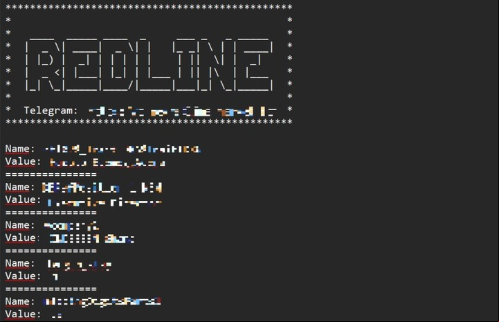RedLine Stealer compila credenciales de , entre otros datos personales, que luego se suben en Telegram y la Dark Web. Imagen: Captura propia