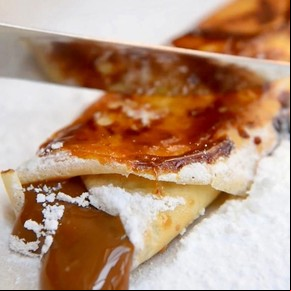Panqueques con dulce de leche de Estefi Colombo